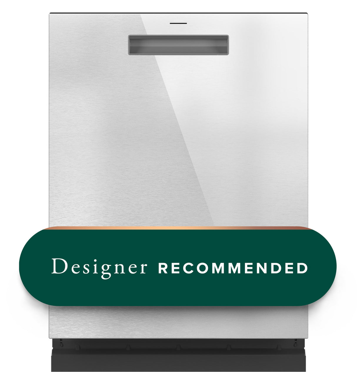 Cafe CDP888M5VS5 Platinum Glass CustomFit dishwasher front view