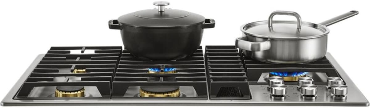 JennAir JGD3536GS cooktop detail
