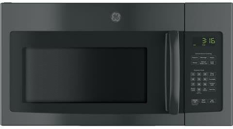 GE 1.6 Cu. Ft. Over-the-Range Microwave Oven with Recirculating Venting - Black