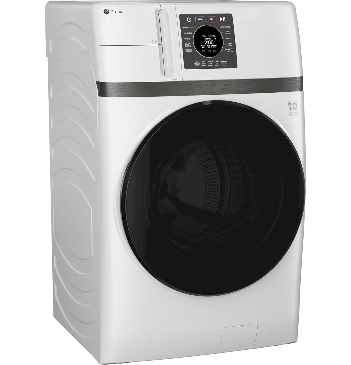 GE Profile PFQ83HSSWWW in laundry space
