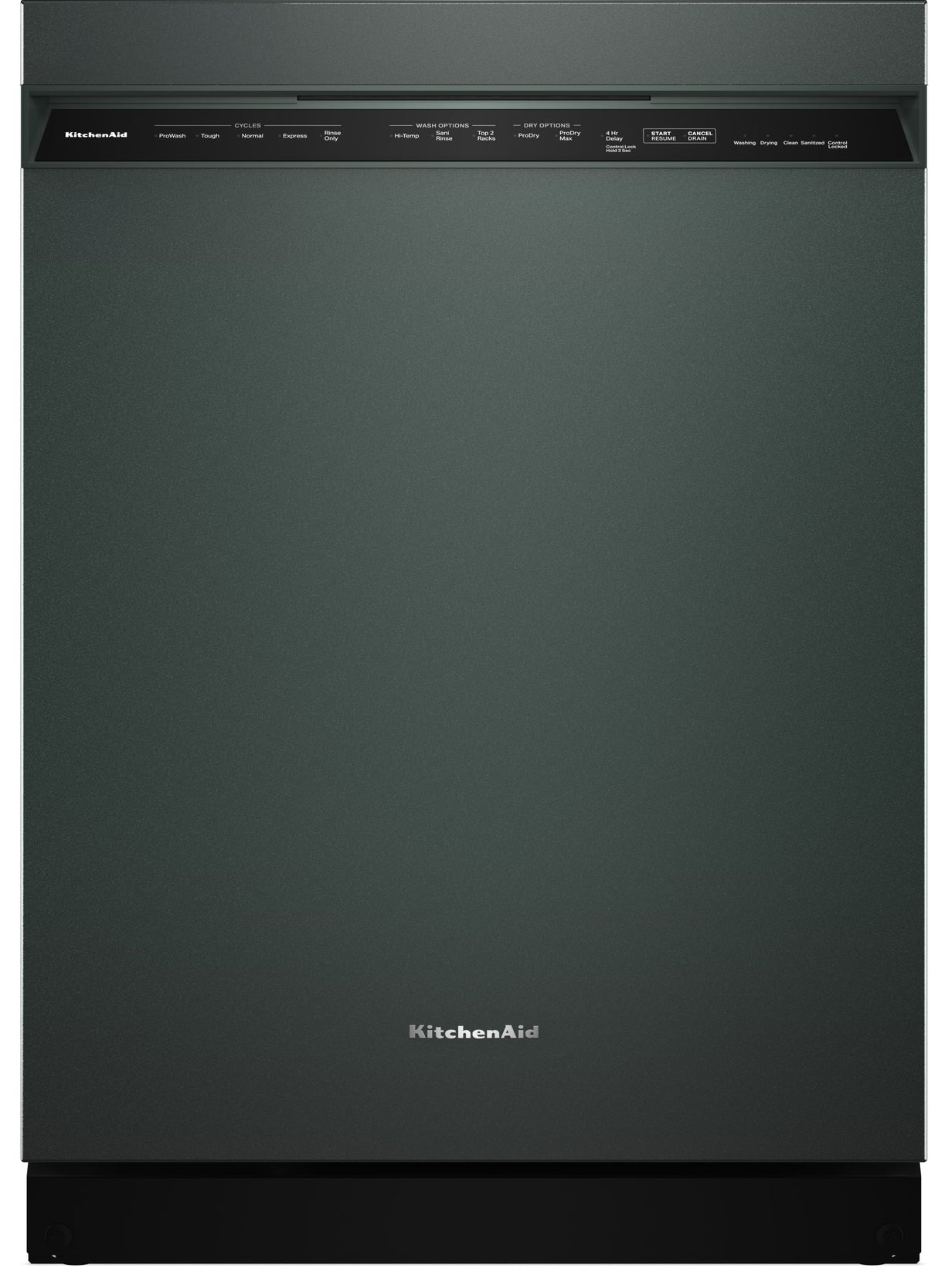 KitchenAid KDFS324SJP 24 Inch Built-In Dishwasher Juniper front view
