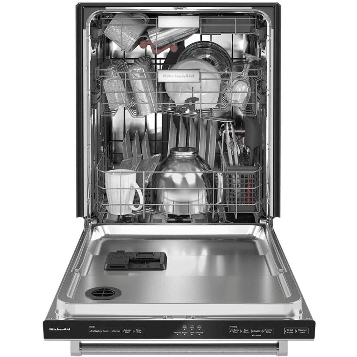 KitchenAid KDTM404KPS 24" Fully Integrated Dishwasher in PrintShield Stainless Steel