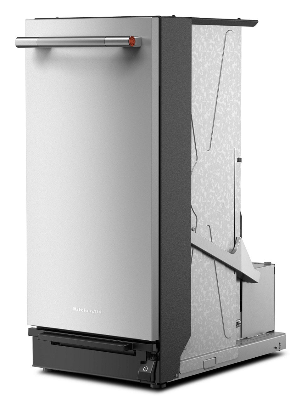 KitchenAid KTTP515TSS trash compactor - second angled view