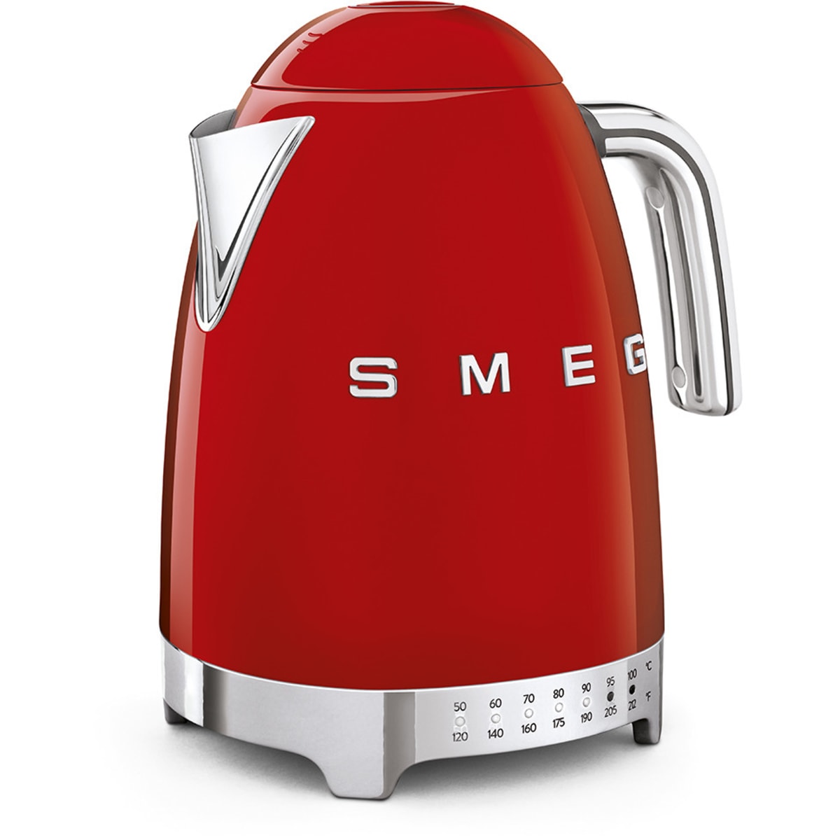 Smeg 50's Retro Design KLF04RDUS Electric Variable Temperature Kettle 56 oz. in Red