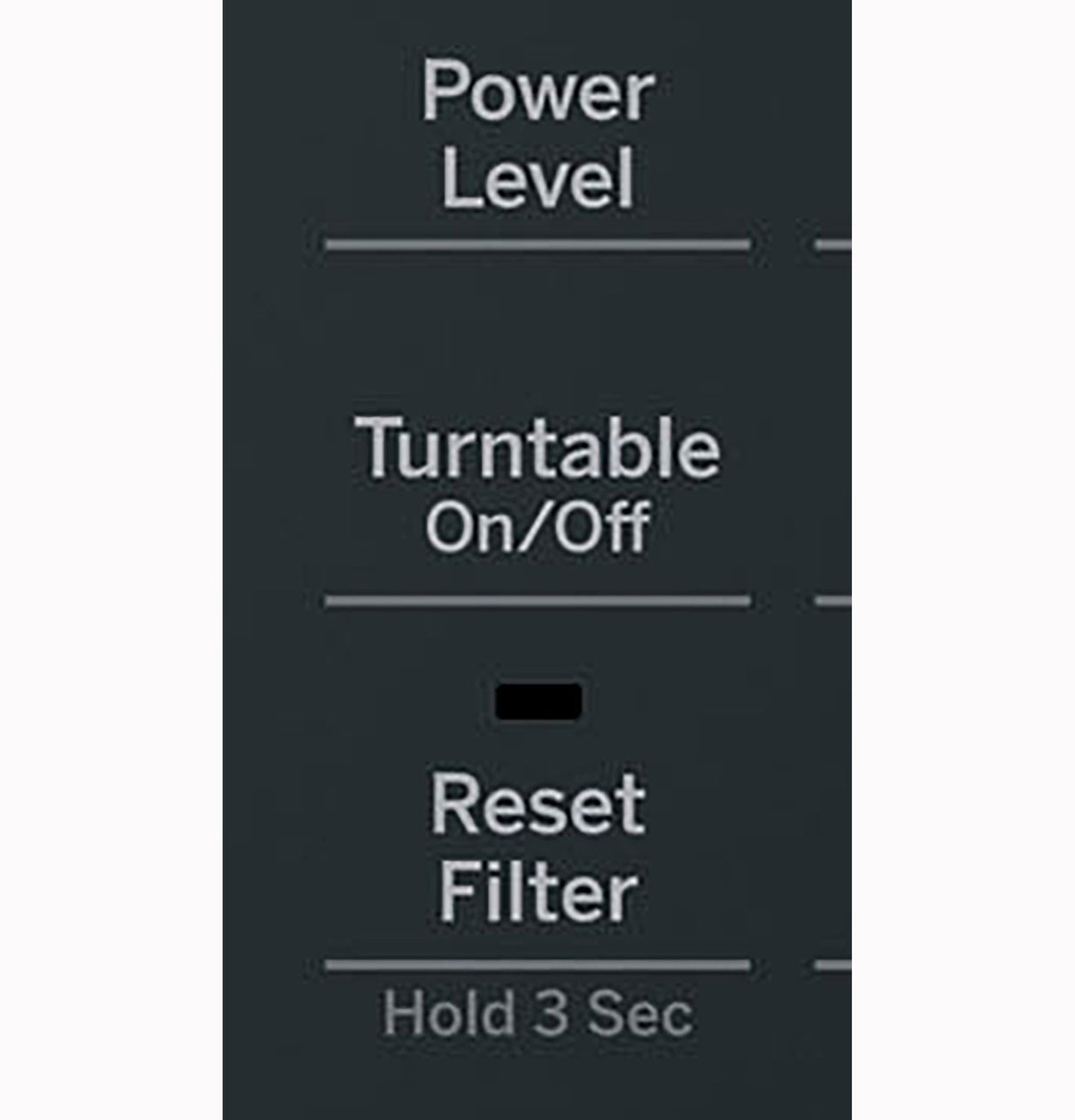 GE JVM7195RWSS microwave melt feature