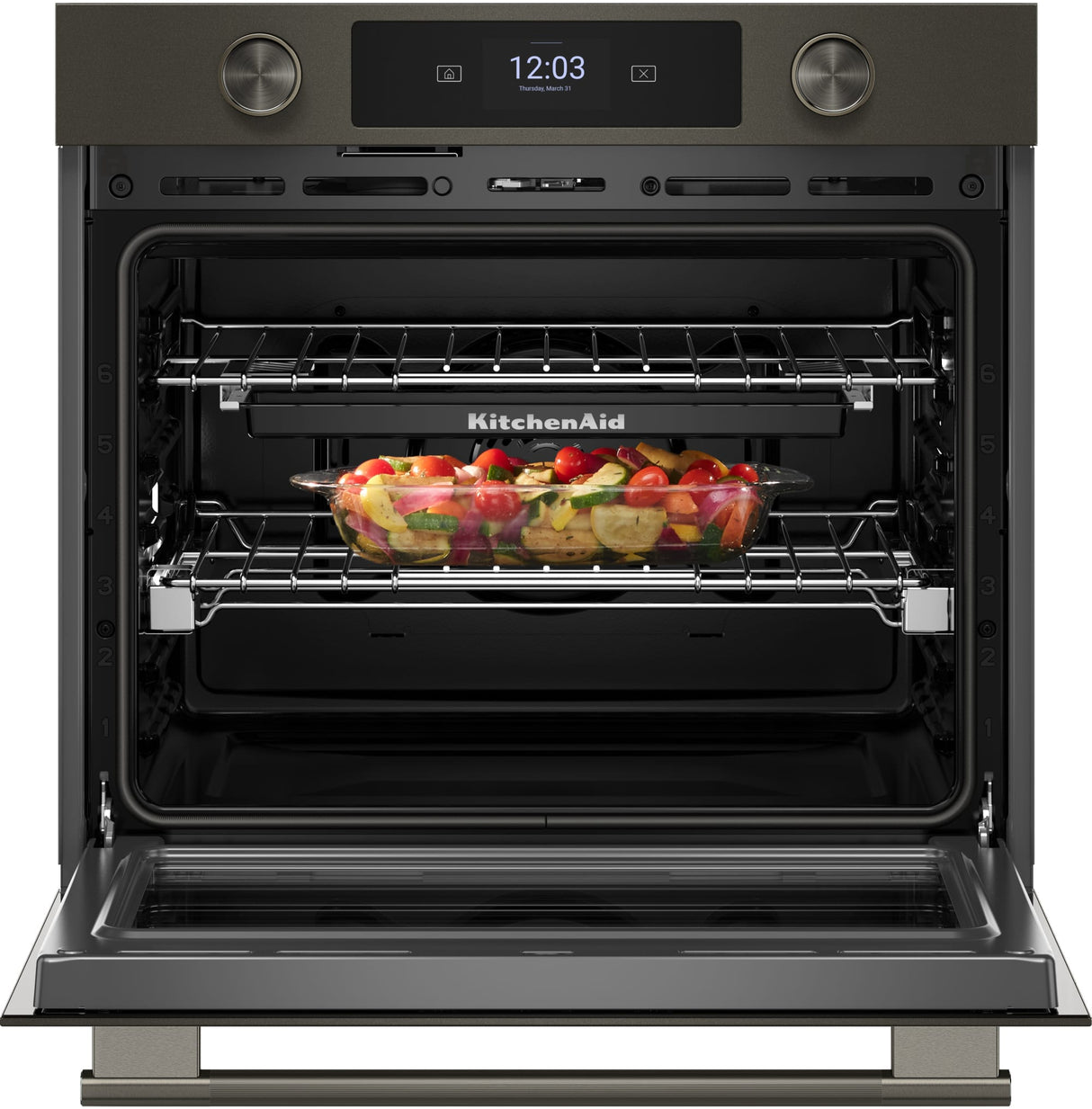 KitchenAid KOES930SBE wall oven interior view