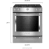 KitchenAid KSGG700ESS 30 in. Slide-In Gas Range - control panel and display close-up | Varouj Appliances