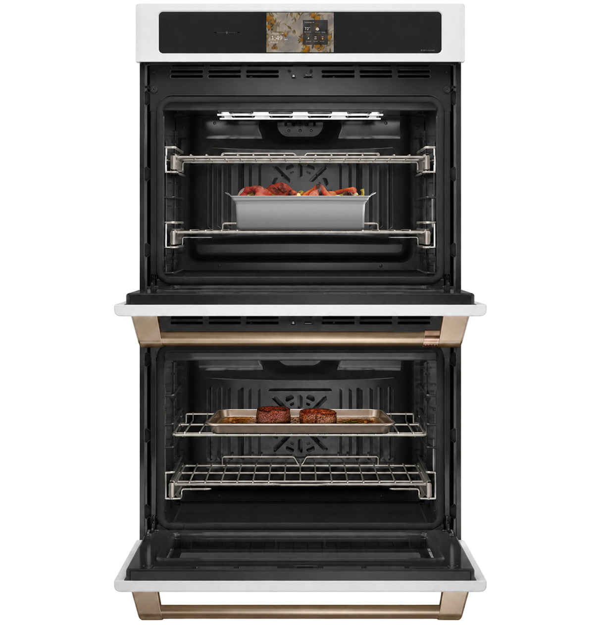 Café CTD90DP4ZW2 Professional Series 30 inch Double Wall Oven Matte White view 3