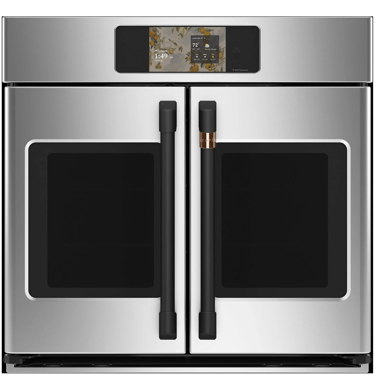 Café CTS90FP2ZS1 stainless steel French-door wall oven additional product view