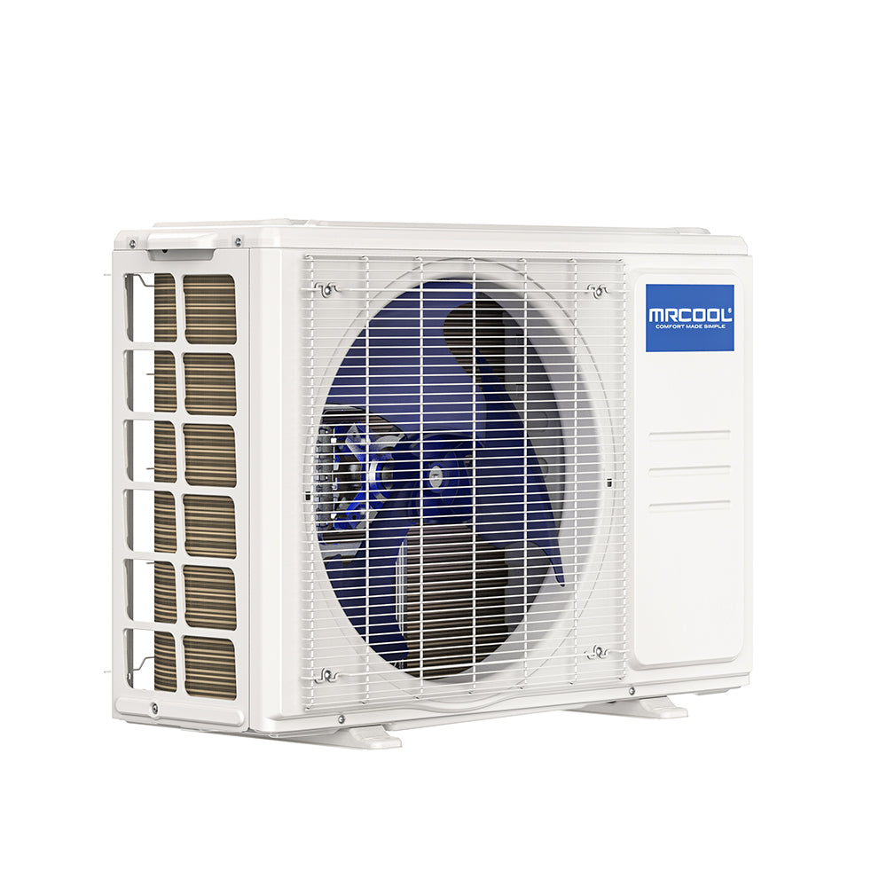DIY Easy Pro® - R454B DIY 12K BTU Ductless Mini-Split Heat Pump Condenser, 115V, with 11.5 ft Install Kit (Complete System)