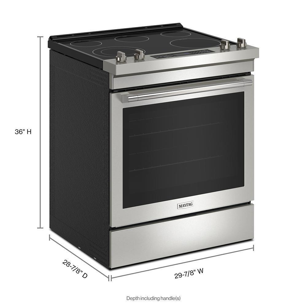 30-Inch Wide Slide-In Electric Range With Air Fry - 6.4 Cu. Ft. - (MES8800PZ)