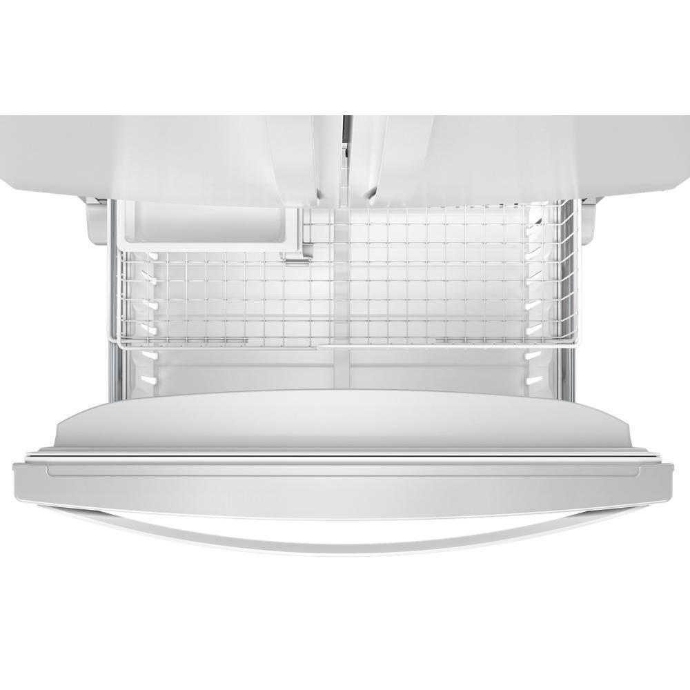 Whirlpool WRFF3236RW interior shelves