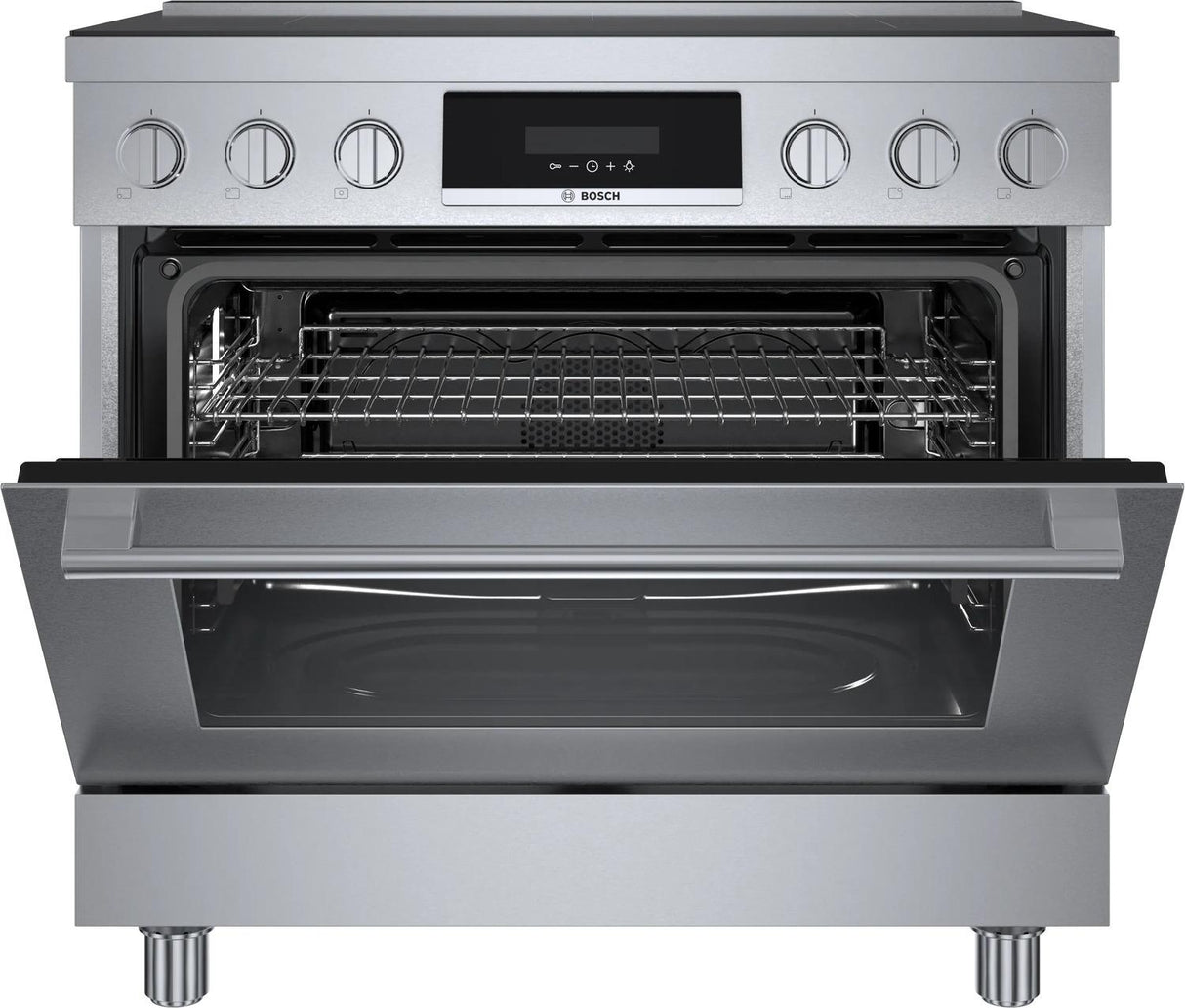 800 Series Induction freestanding range 36" Stainless Steel - (HIS8655U)