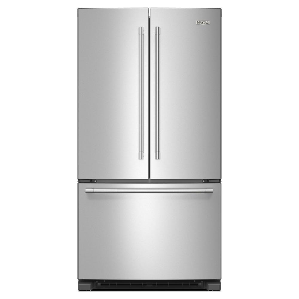 Maytag(R) 36 Inch Wide French Door Bottom Mount Refrigerator with Max Cool Setting - 25 Cu. Ft. - (MRFF4136RZ)