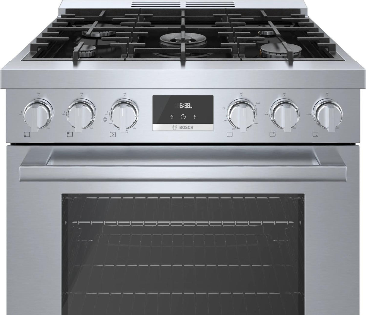 800 Series Dual Fuel Freestanding Range 30" Stainless Steel - (HDS8055U)