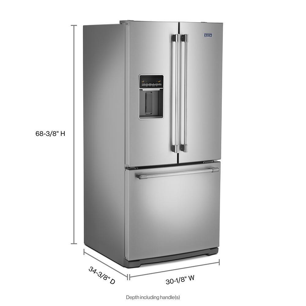 30-Inch Wide French Door Refrigerator with Exterior Water Dispenser- 20 Cu. Ft. - (MFW2055FRZ)