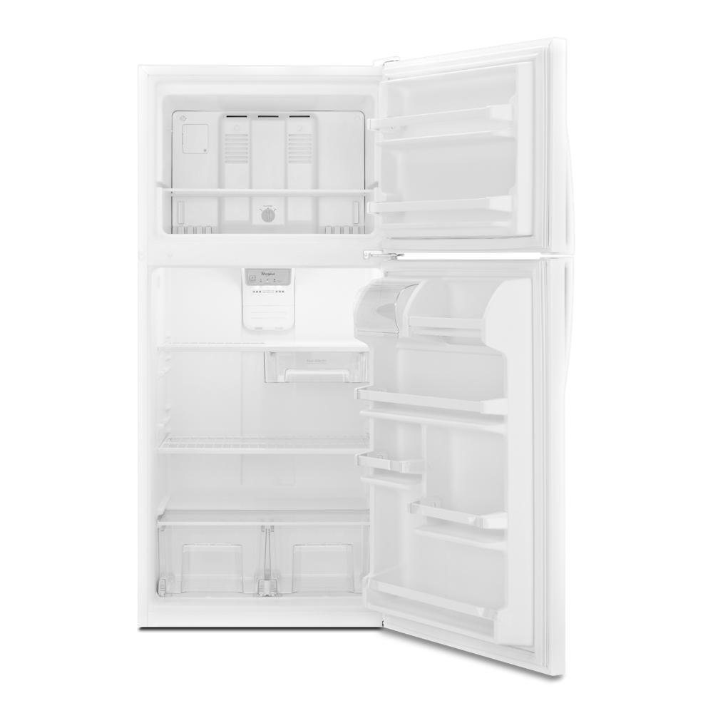 Whirlpool WRT108FFDW refrigerator door open