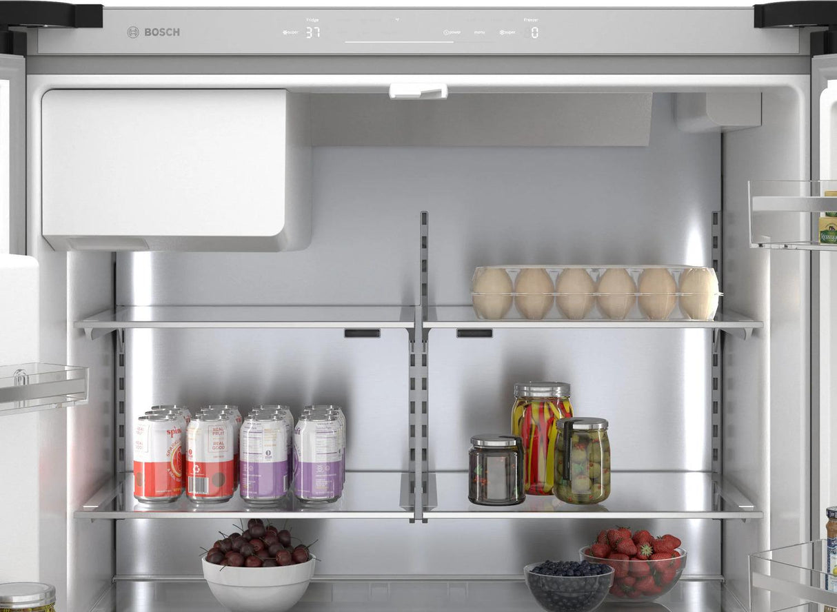 500 Series French Door Bottom Mount Refrigerator 36" Black Stainless Steel - (B36CD50SNB)