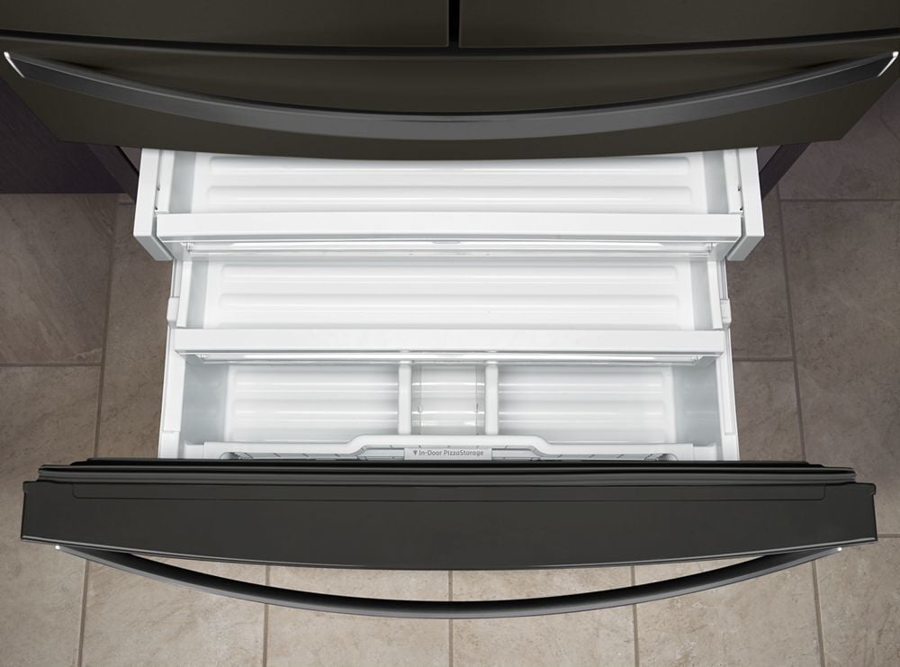 Whirlpool WRX986SIHV doors and drawer open