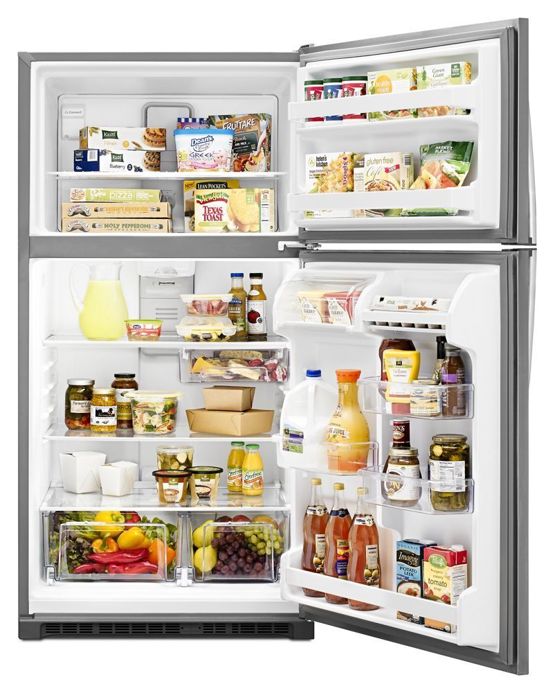 Whirlpool WRT311FZDZ refrigerator door open