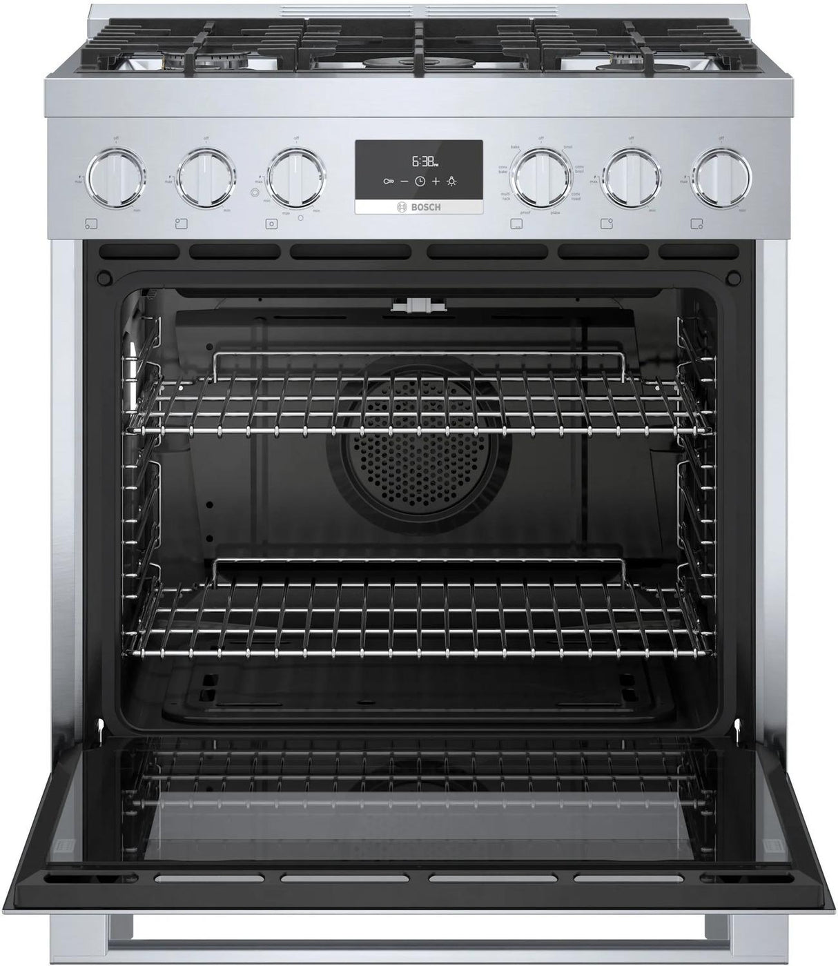 800 Series Dual Fuel Freestanding Range 30" Stainless Steel - (HDS8055U)