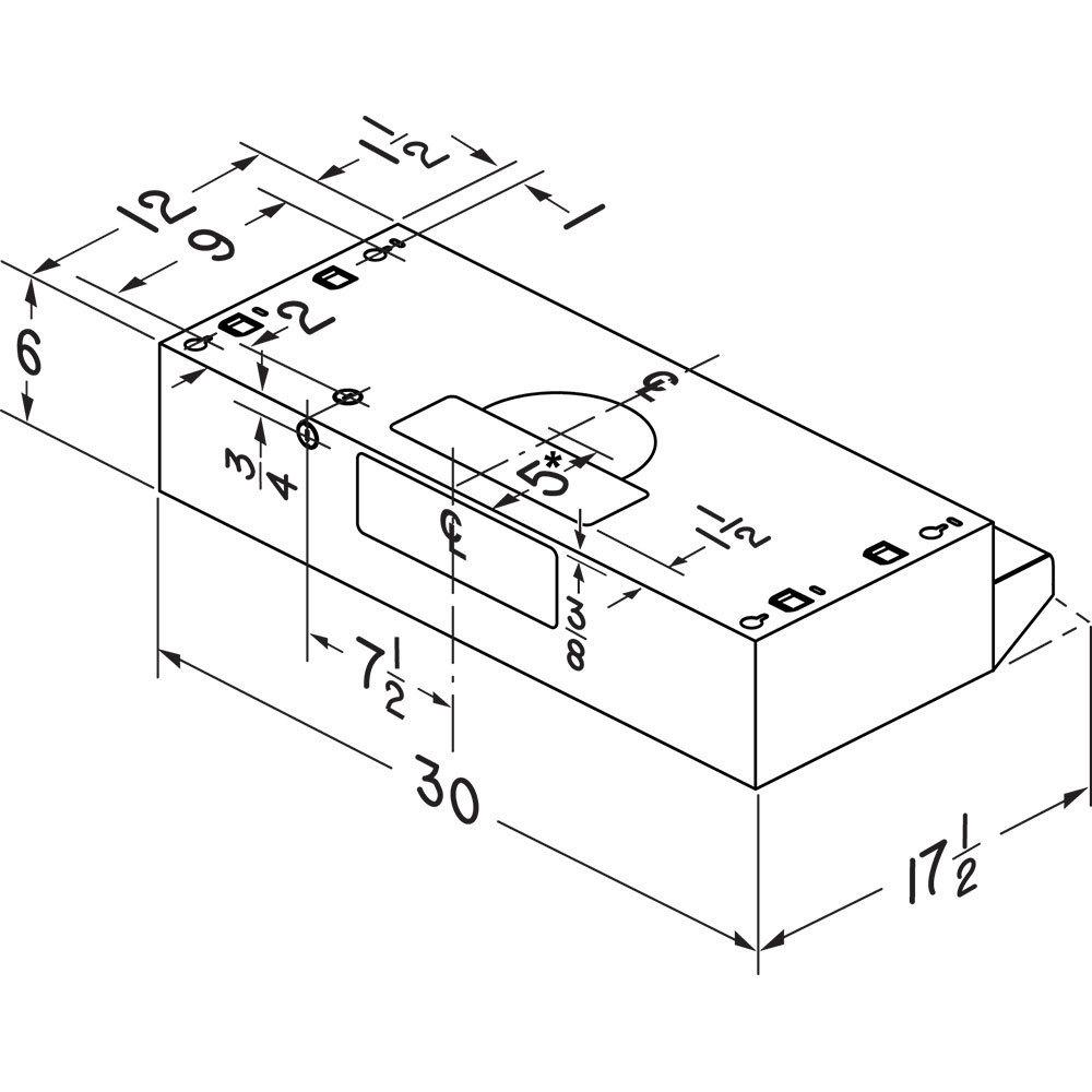 Broan(R) 30-Inch Convertible Under-Cabinet Range Hood w/ Easy Install System, 260 Max Blower CFM, Black - (BUEZ330BL)
