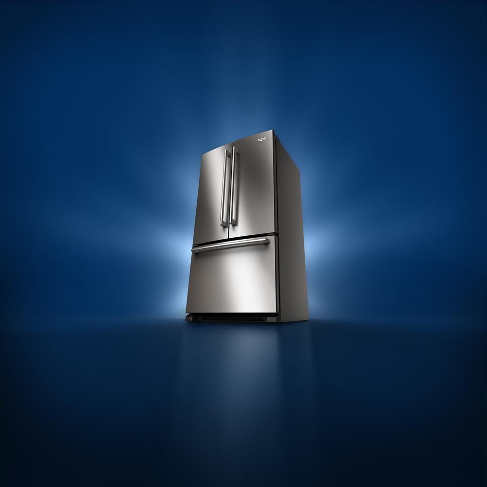 Maytag(R) 36 Inch Wide French Door Bottom Mount Refrigerator with Max Cool Setting - 25 Cu. Ft. - (MRFF4136RZ)