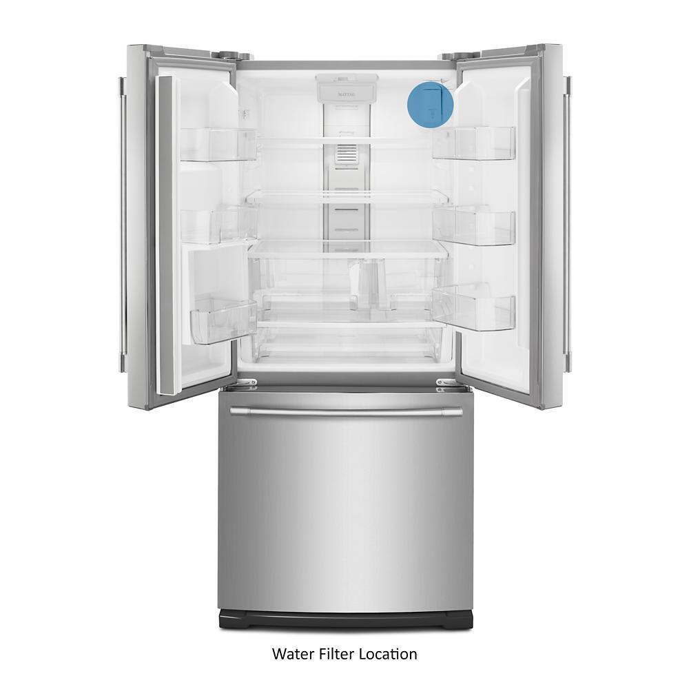 30-Inch Wide French Door Refrigerator with Exterior Water Dispenser- 20 Cu. Ft. - (MFW2055FRZ)