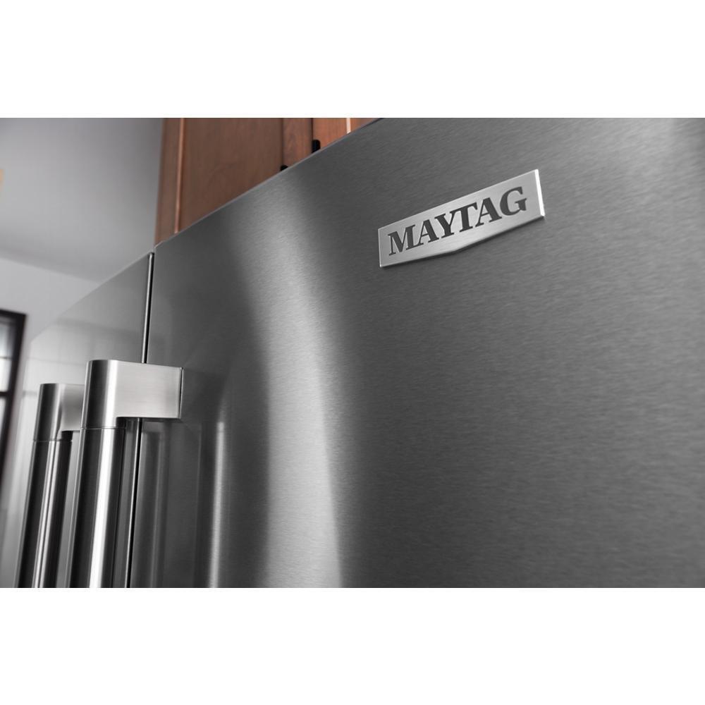 Maytag(R) 36 Inch Wide French Door Bottom Mount Refrigerator with Max Cool Setting - 25 Cu. Ft. - (MRFF4136RZ)