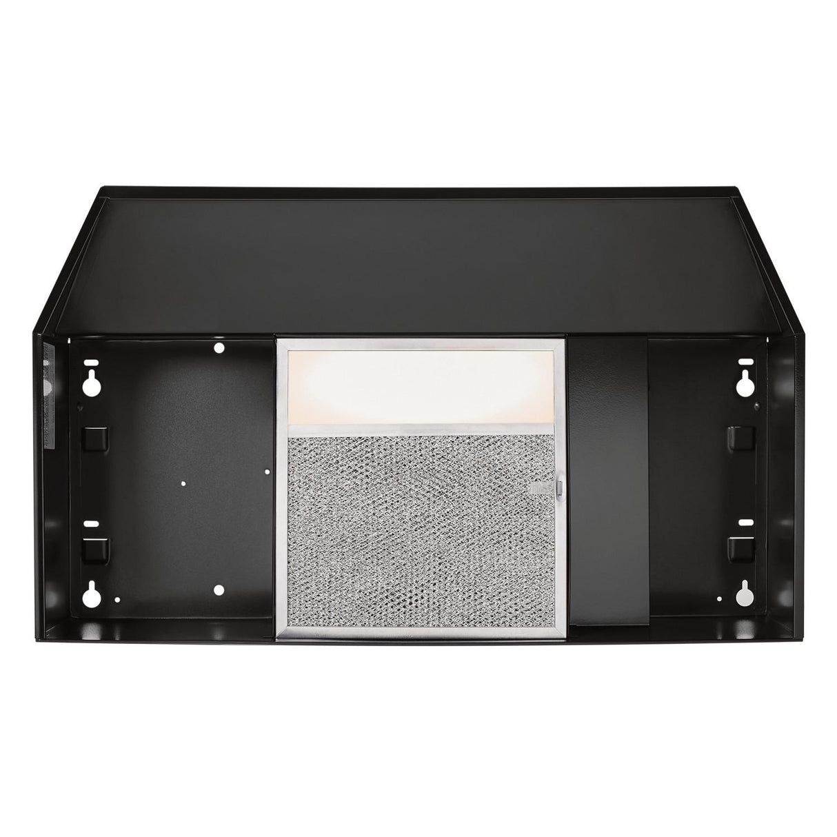 Broan(R) 30-Inch Convertible Under-Cabinet Range Hood w/ Easy Install System, 260 Max Blower CFM, Black - (BUEZ330BL)
