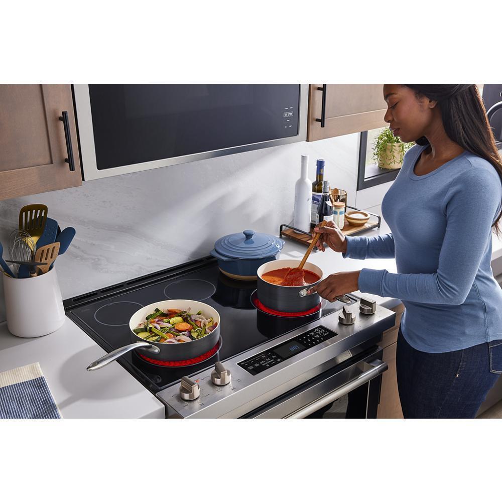 30-Inch Wide Slide-In Electric Range With Air Fry - 6.4 Cu. Ft. - (MES8800PZ)