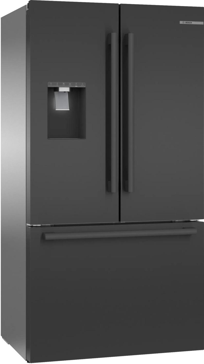 500 Series French Door Bottom Mount Refrigerator 36" Black Stainless Steel - (B36CD50SNB)