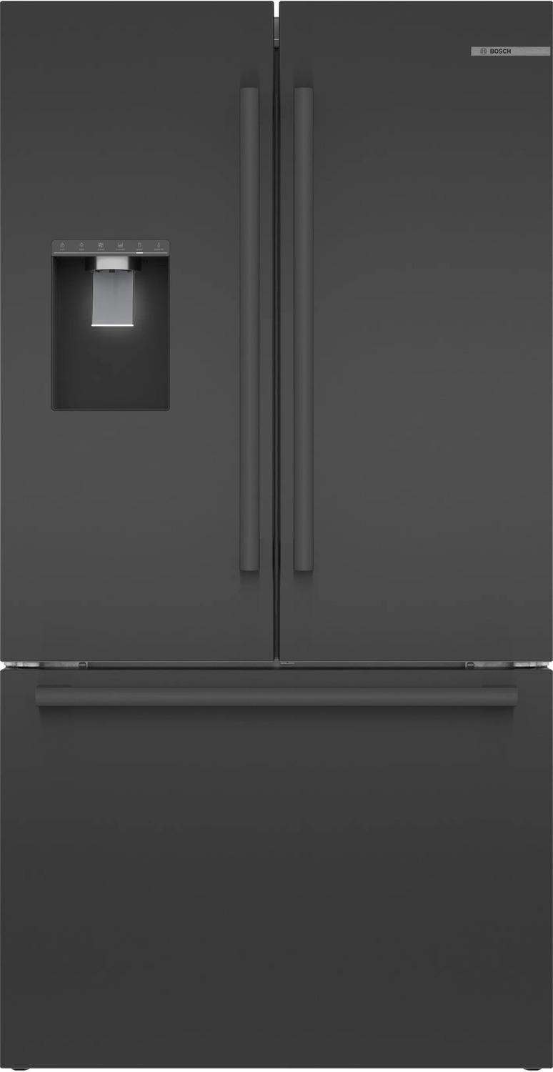 500 Series French Door Bottom Mount Refrigerator 36" Black Stainless Steel - (B36CD50SNB)