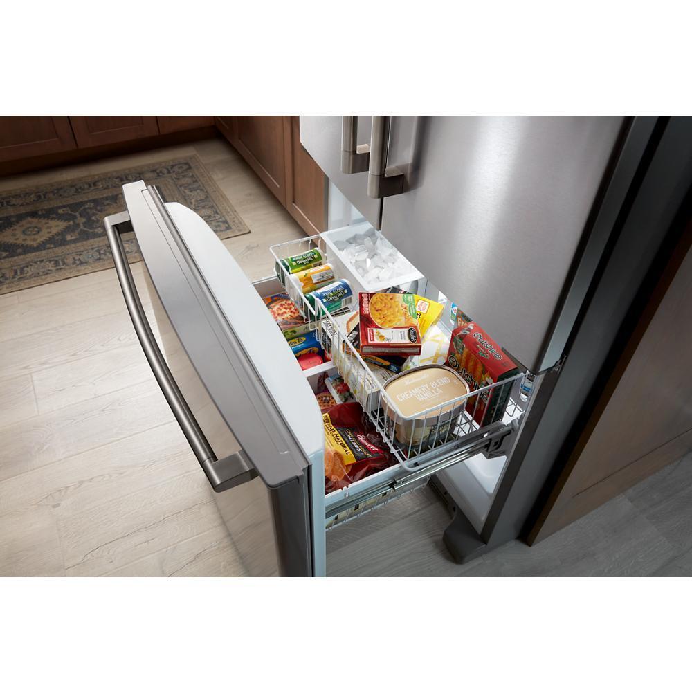 Maytag(R) 36 Inch Wide French Door Bottom Mount Refrigerator with Max Cool Setting - 25 Cu. Ft. - (MRFF4136RZ)
