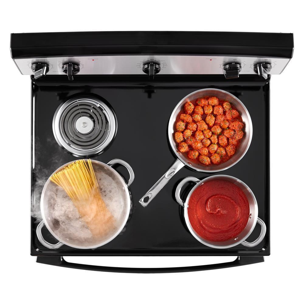 Amana AFCS2530TB oven interior