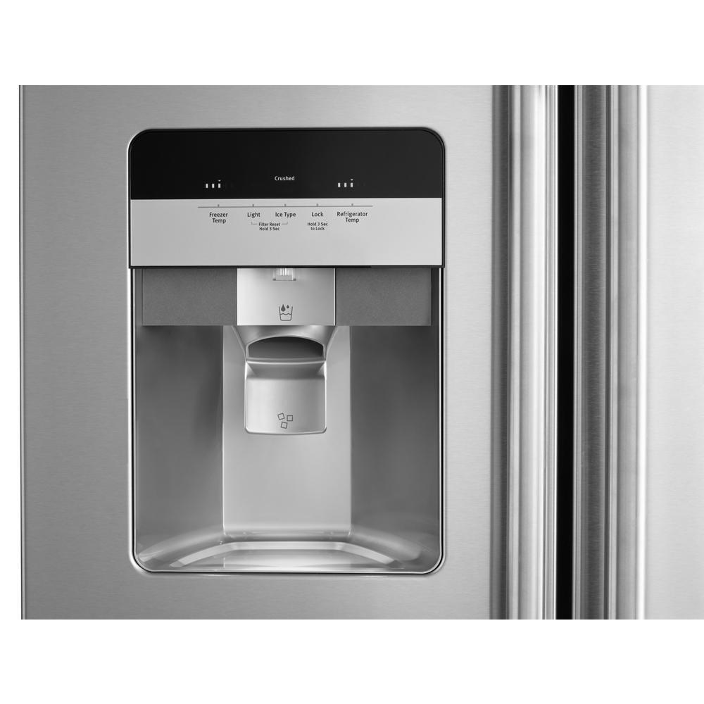 36-Inch Wide Side-by-Side Refrigerator with Exterior Ice and Water Dispenser - 25 Cu. Ft. - (MSS25C4MGZ)