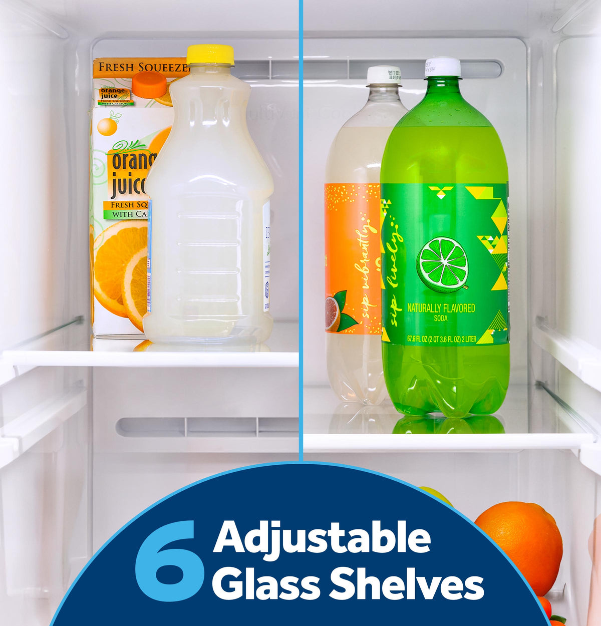 GE GZS24NGYWW side-by-side refrigerator