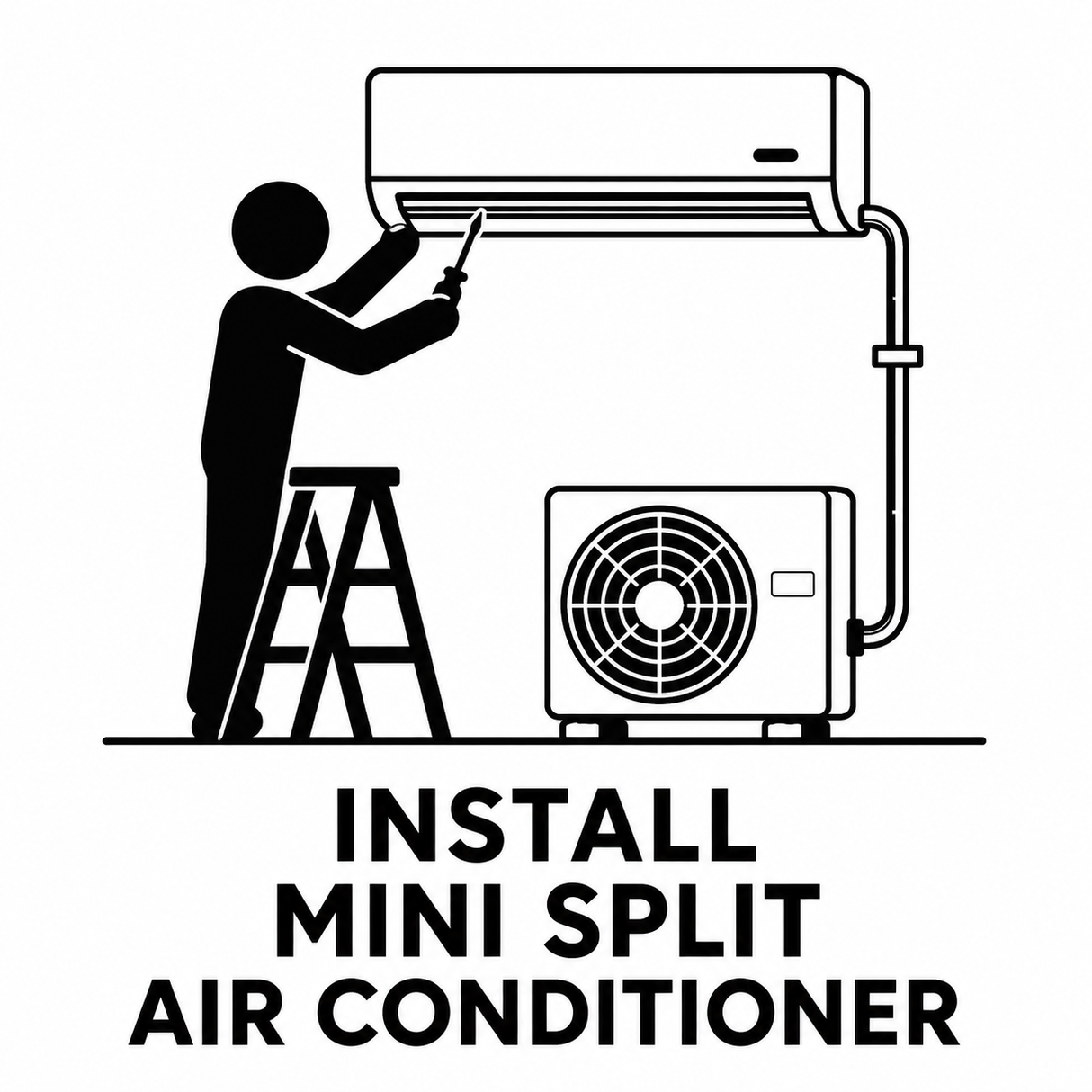 Install Mini Split Air Conditioner
