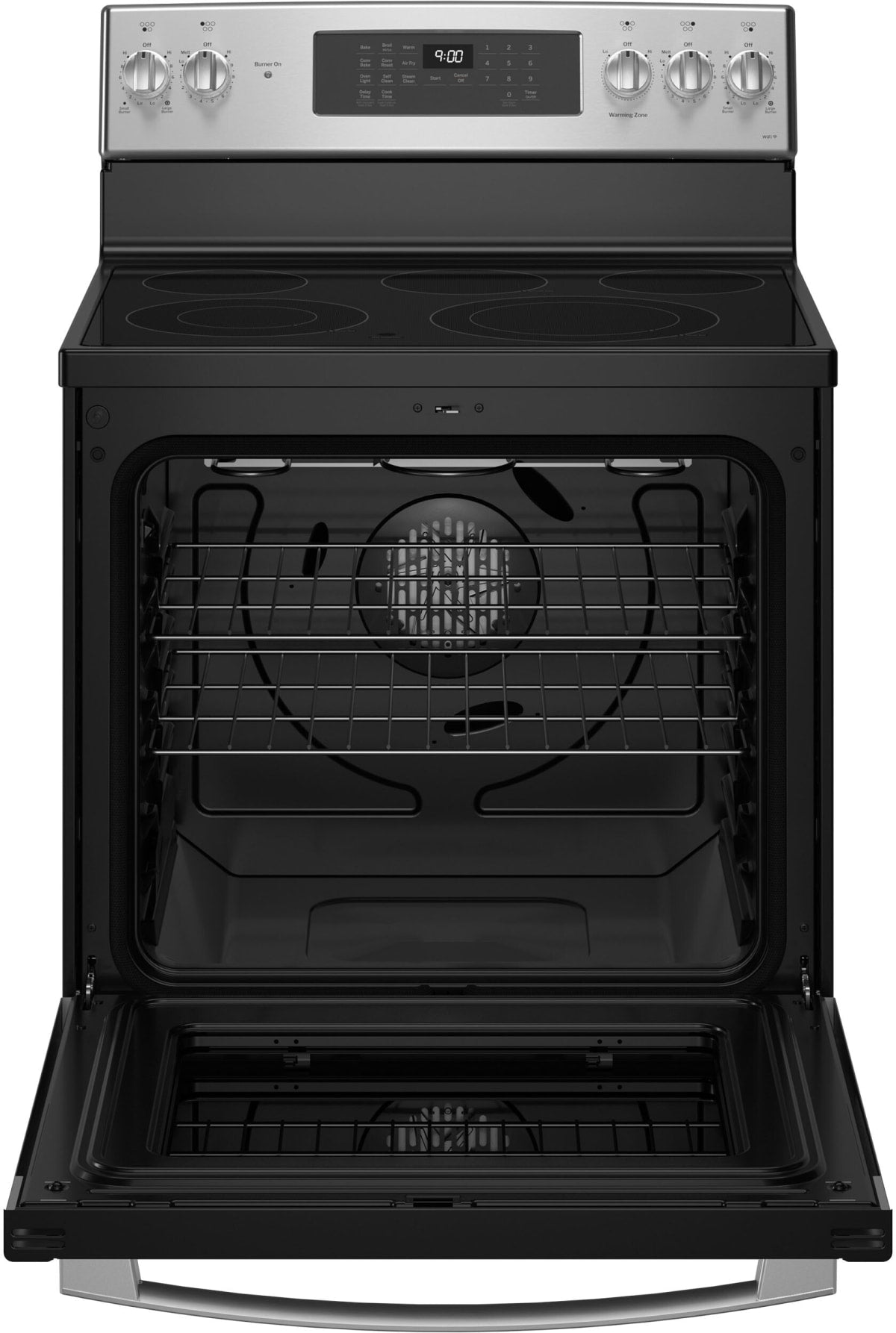 GE Profile PB900YVFS 30-inch Electric Range - Cooktop