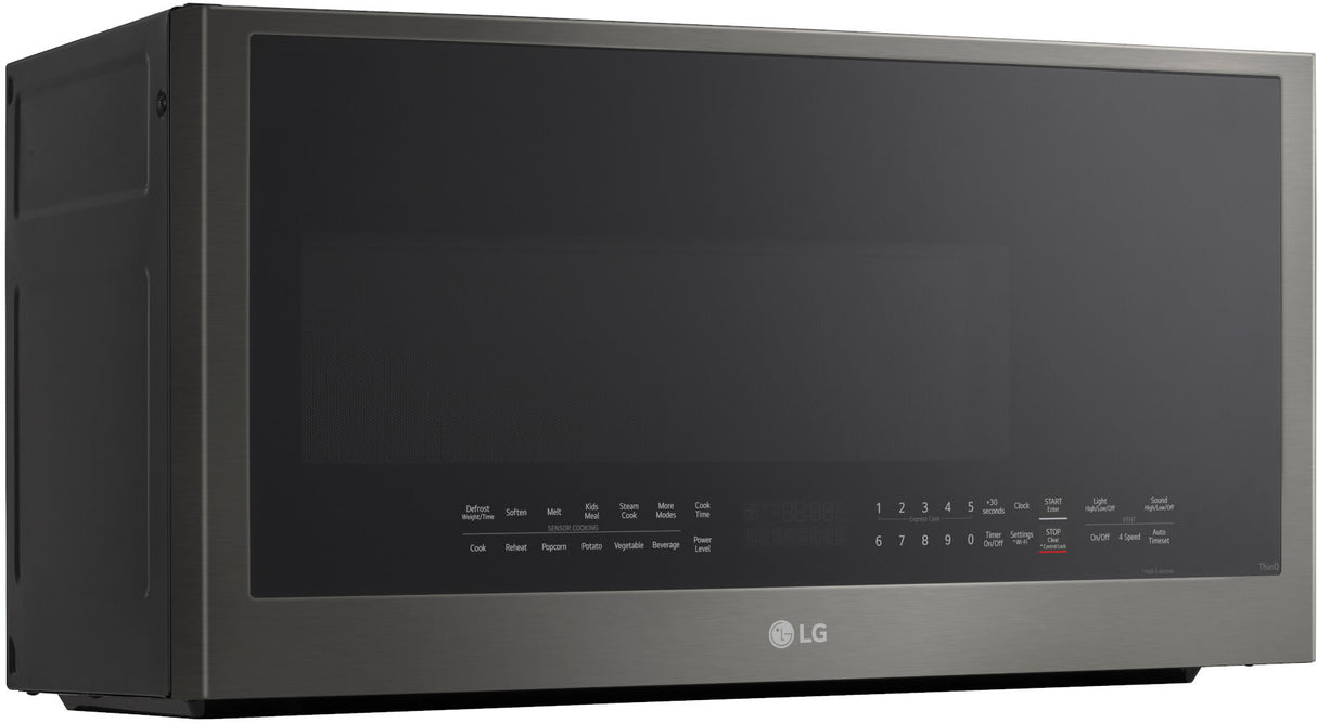 LG MVEL2035Z over-the-range microwave right angle