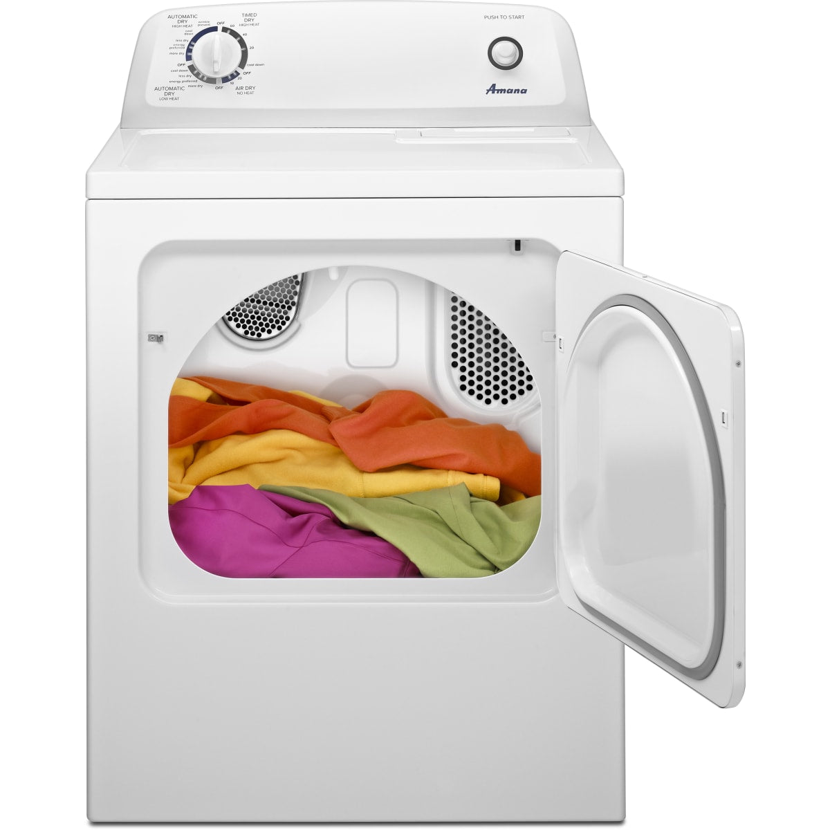 Amana NGD4655EW 29" 6.5 cu. ft. Front Load Gas Dryer in White