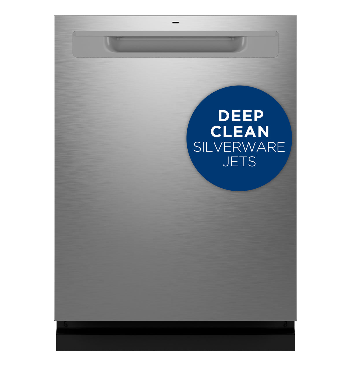 GE GDP670SYVFS - 24 in. Top Control Flush-Mount Dishwasher with 45 dBa Sound Level, 3rd-Rack, Dry Boost & Pocket Handle - Fingerprint Resistant Stainless