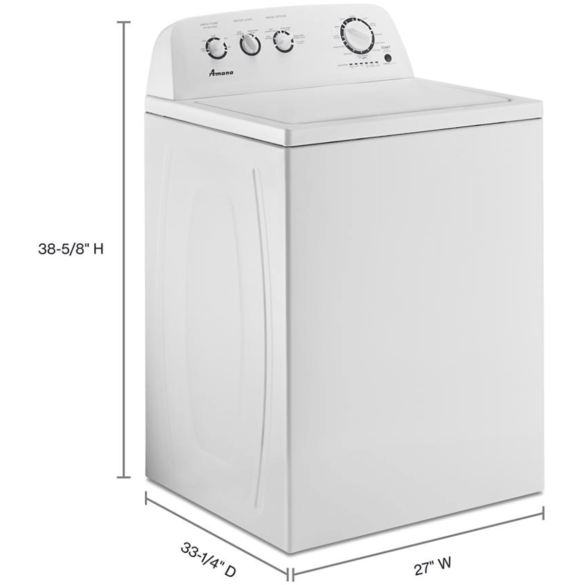Amana NTW4519JW 28" 3.8 cu. ft. Top Load Washer in White