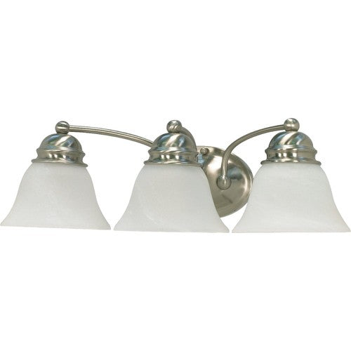 Nuvo Lighting 60-6079 3 Bulb Bathroom Light - Brushed Nickel