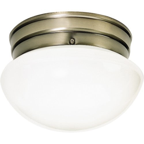 Nuvo Lighting 60-6114 Flush Mount Ceiling Light - Antique Brass