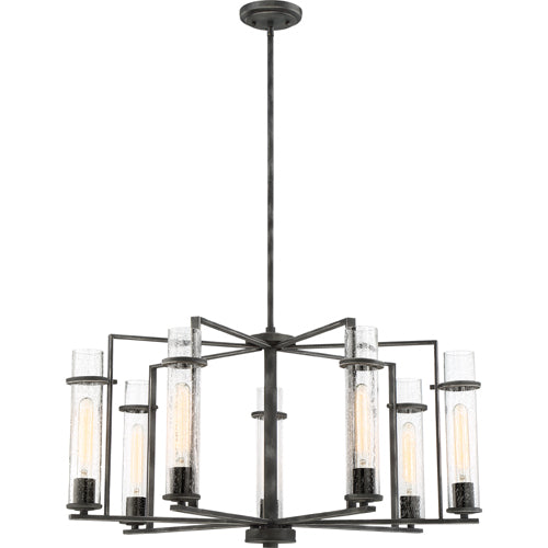 Nuvo Lighting 60-6387 Donzi Mid Sized Chandelier - Iron Black