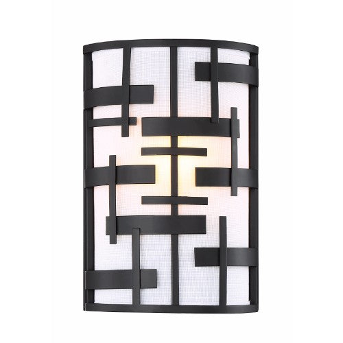 Nuvo Lighting 60-6431 Lansing 1 Bulb Wall Sconce - Textured Black
