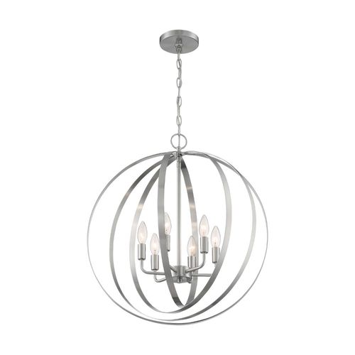 Nuvo Lighting 60-7048 Pendleton Entrance / Foyer Pendant - Brushed Nickel