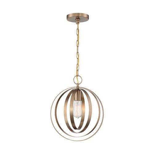 Nuvo Lighting 60-7056 Pendleton Entrance / Foyer Pendant - Burnished Brass