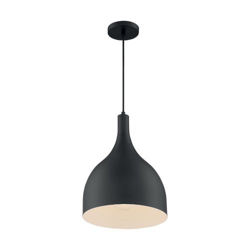 Nuvo Lighting 60-7087 Bellcap Down Light Pendant - Matte Black